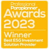 Professional Paraplanner ESG Solution Provider 2023 